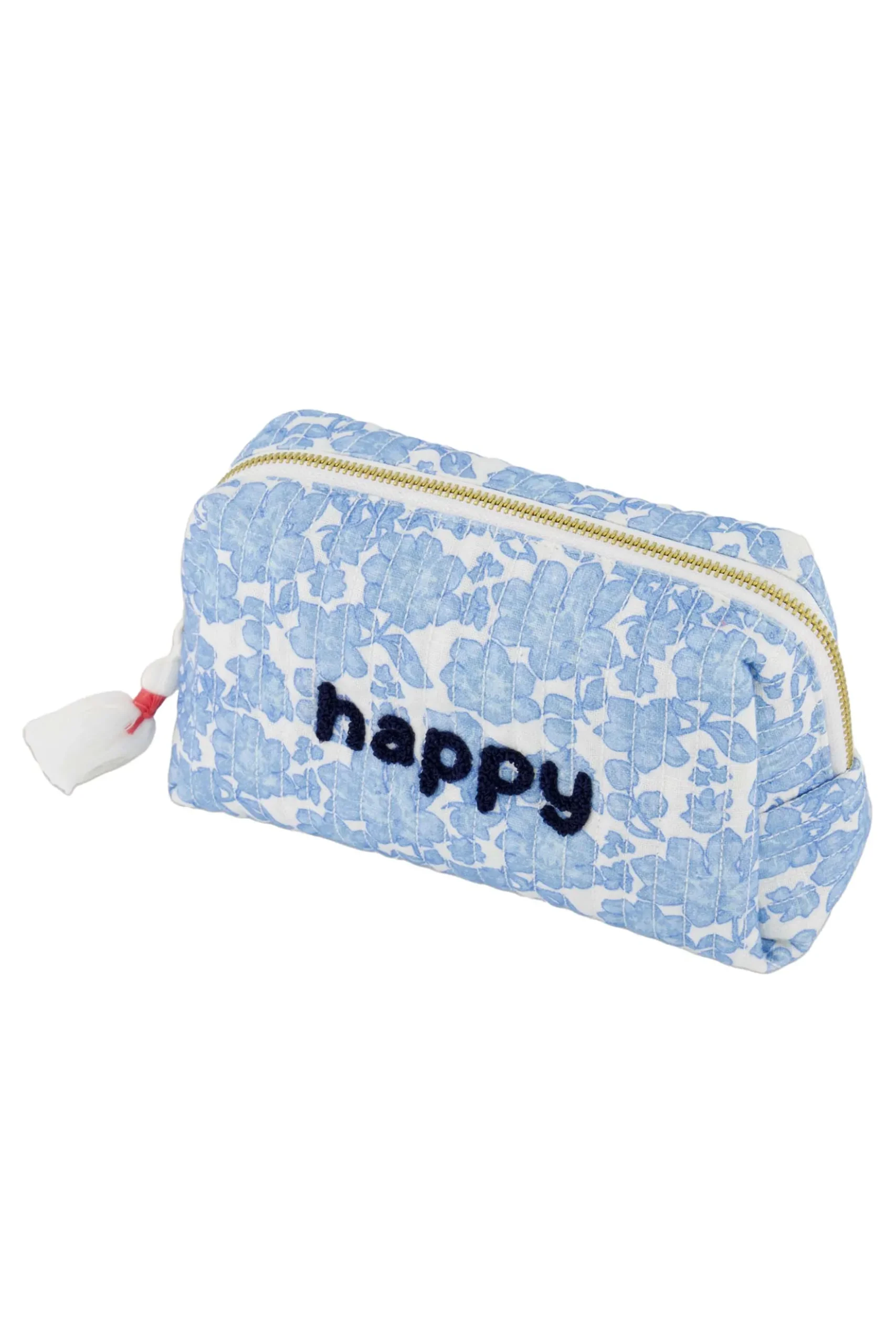 toilettas bloemen happy