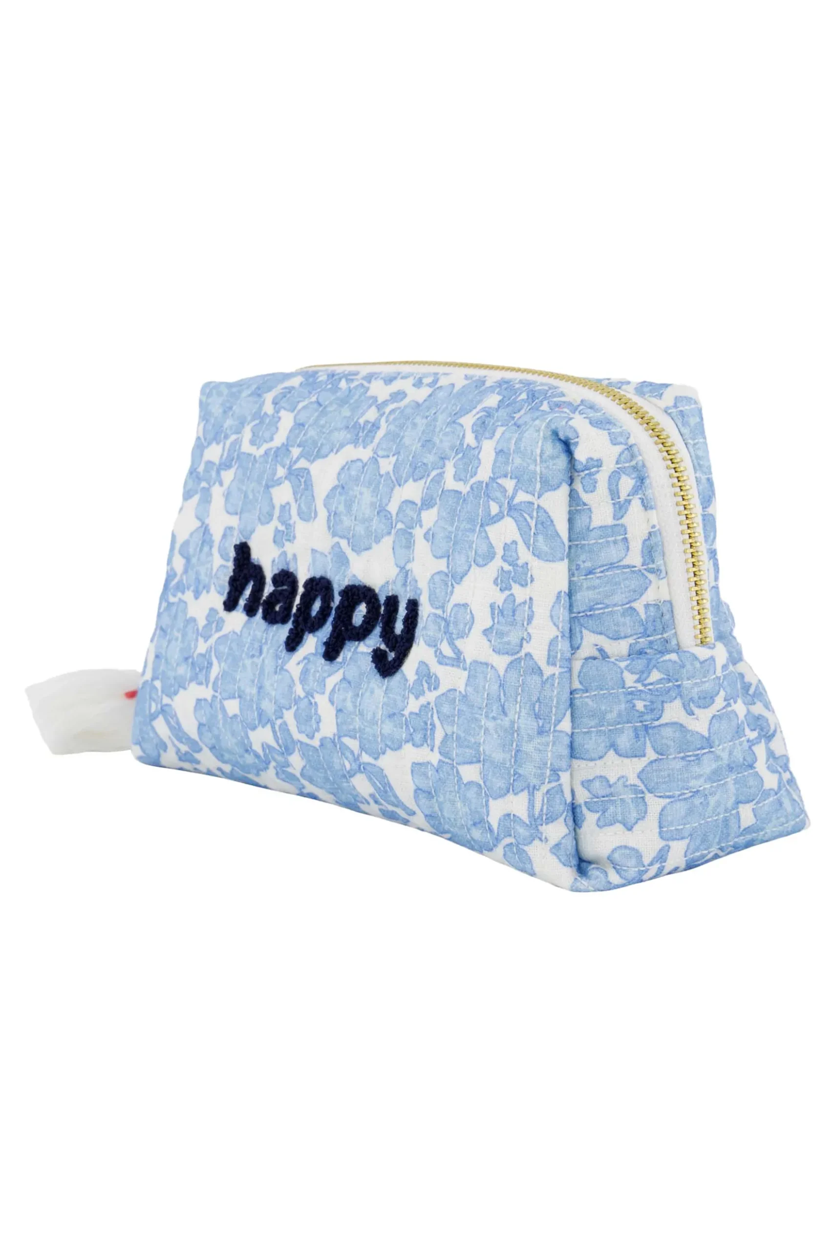 toilettas bloemen happy