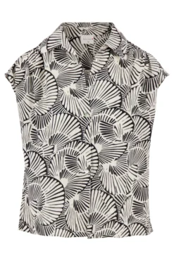 top met grafische print