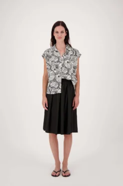 top met grafische print