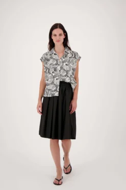 top met grafische print