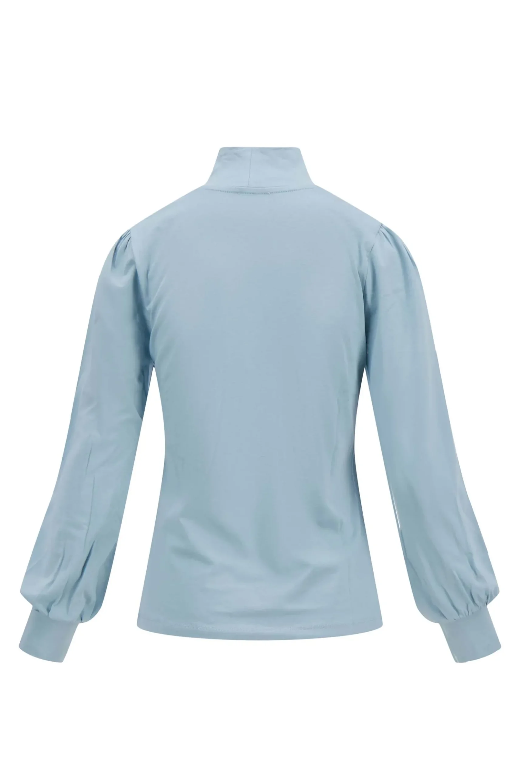 top met lange mouwen en col