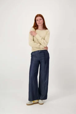 Top met lange mouwen shimmer