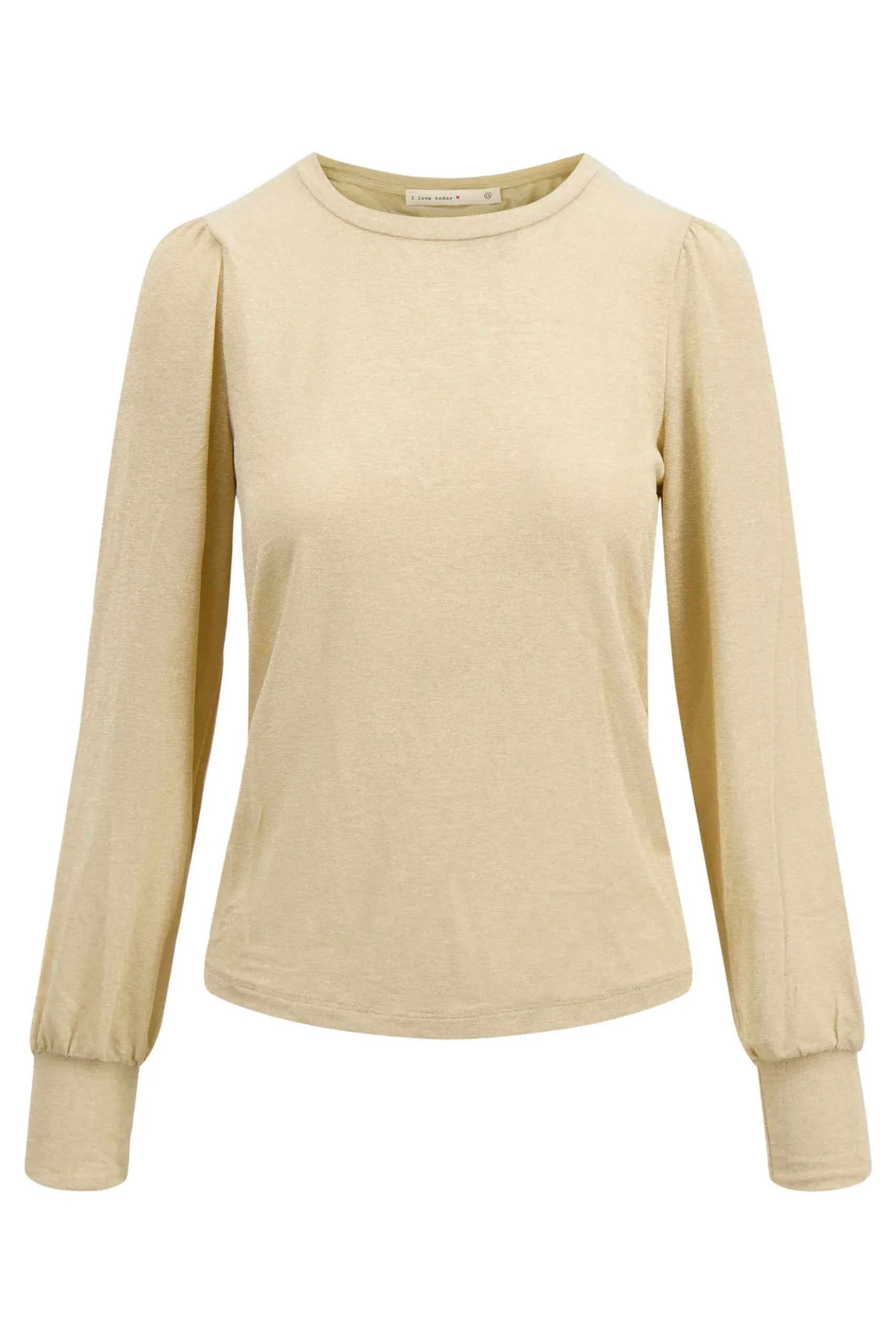 Top met lange mouwen shimmer