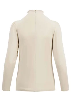 top met plooi detail