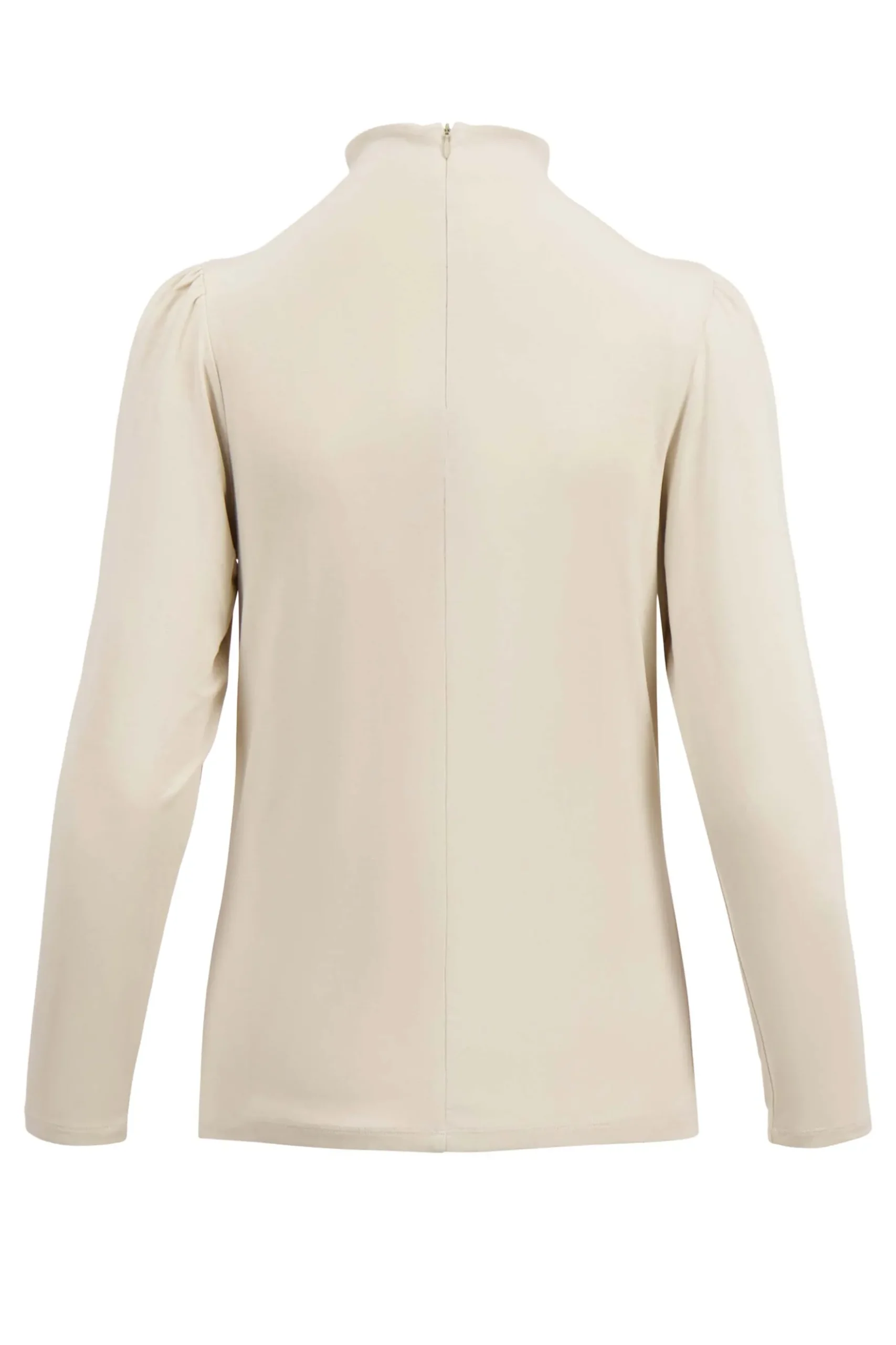 top met plooi detail