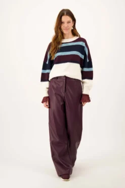 trui met blok streep colourblock