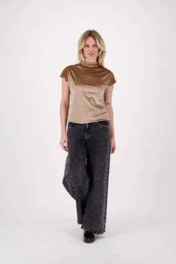 turtle top met parels