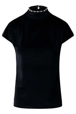turtle top met parels