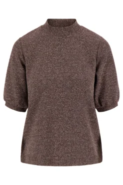tweed stretch turtle top