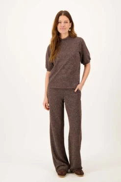 tweed stretch turtle top