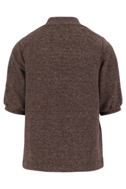 tweed stretch turtle top