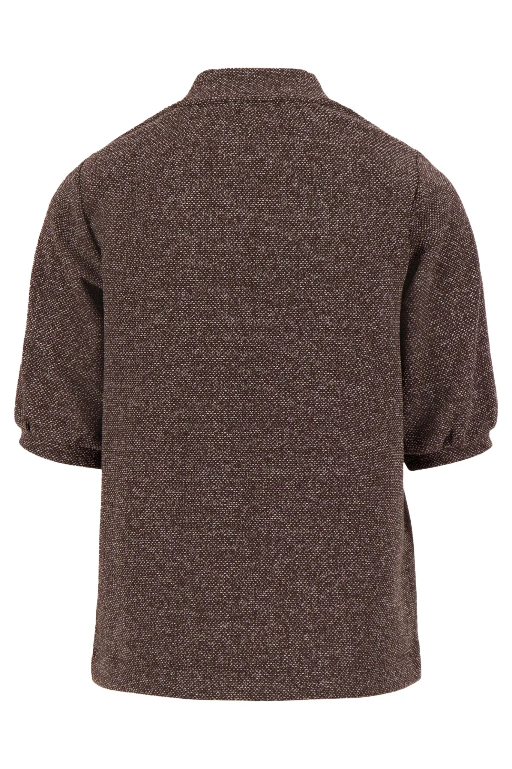 tweed stretch turtle top