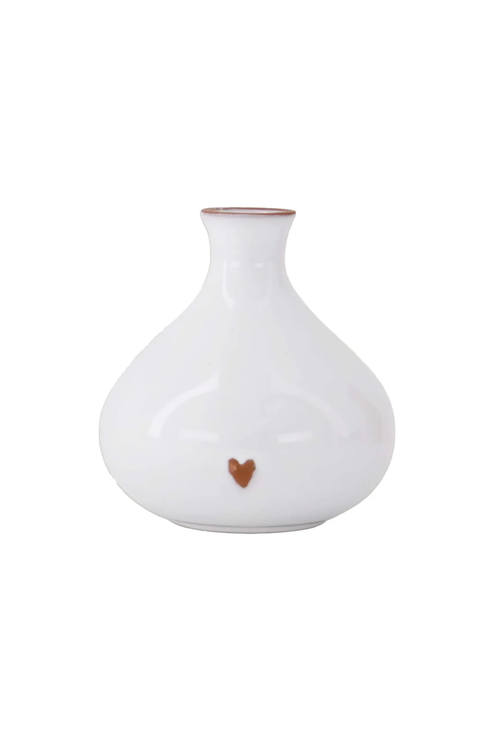 vaasje terracotta hartje