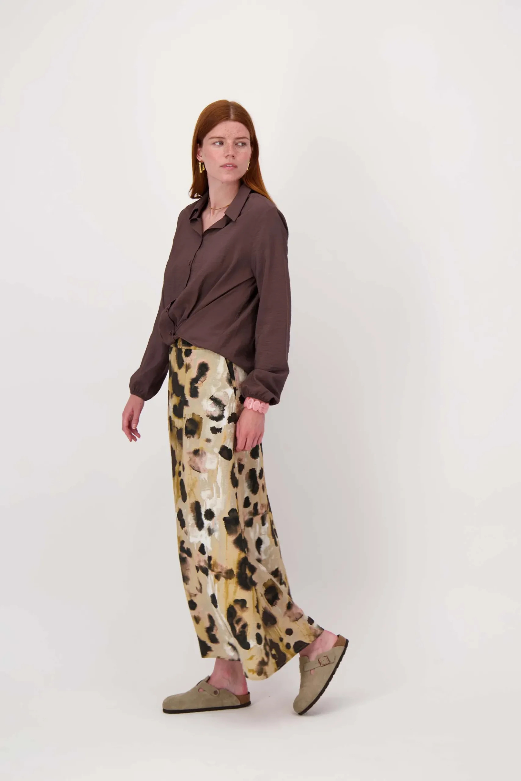 vastgestikte overslag blouse