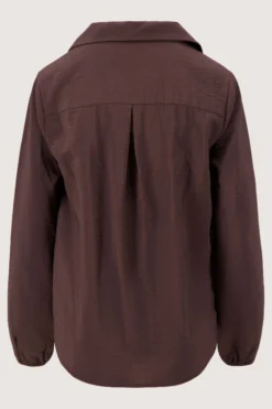 vastgestikte overslag blouse