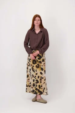 vastgestikte overslag blouse