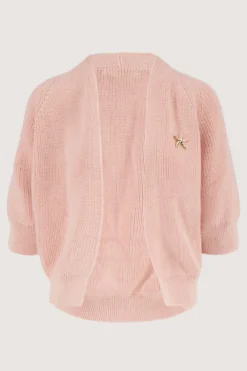 vest met vleermuis mouwen met broche