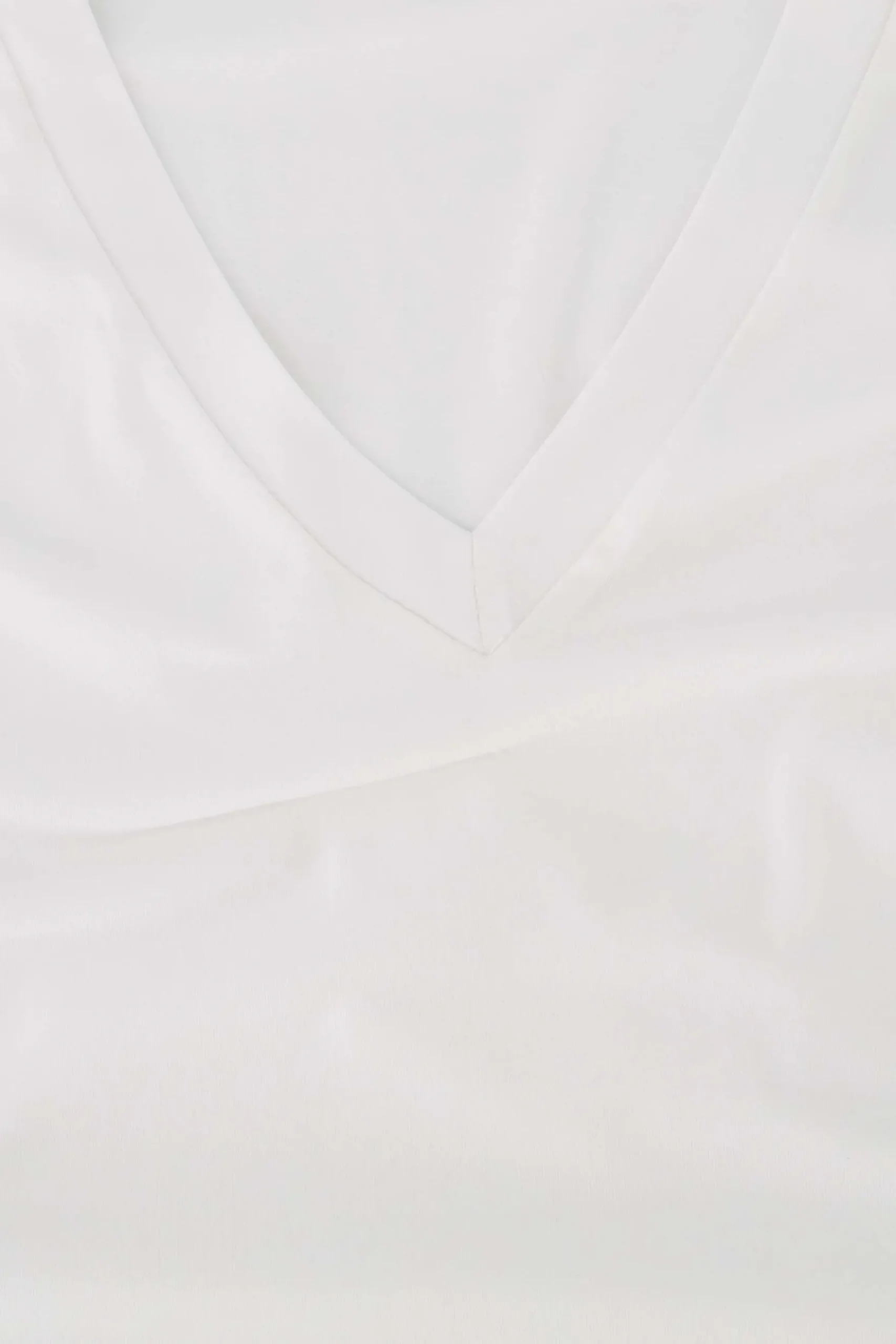 V hals T-shirt wijde mouw met Zusss embroidery