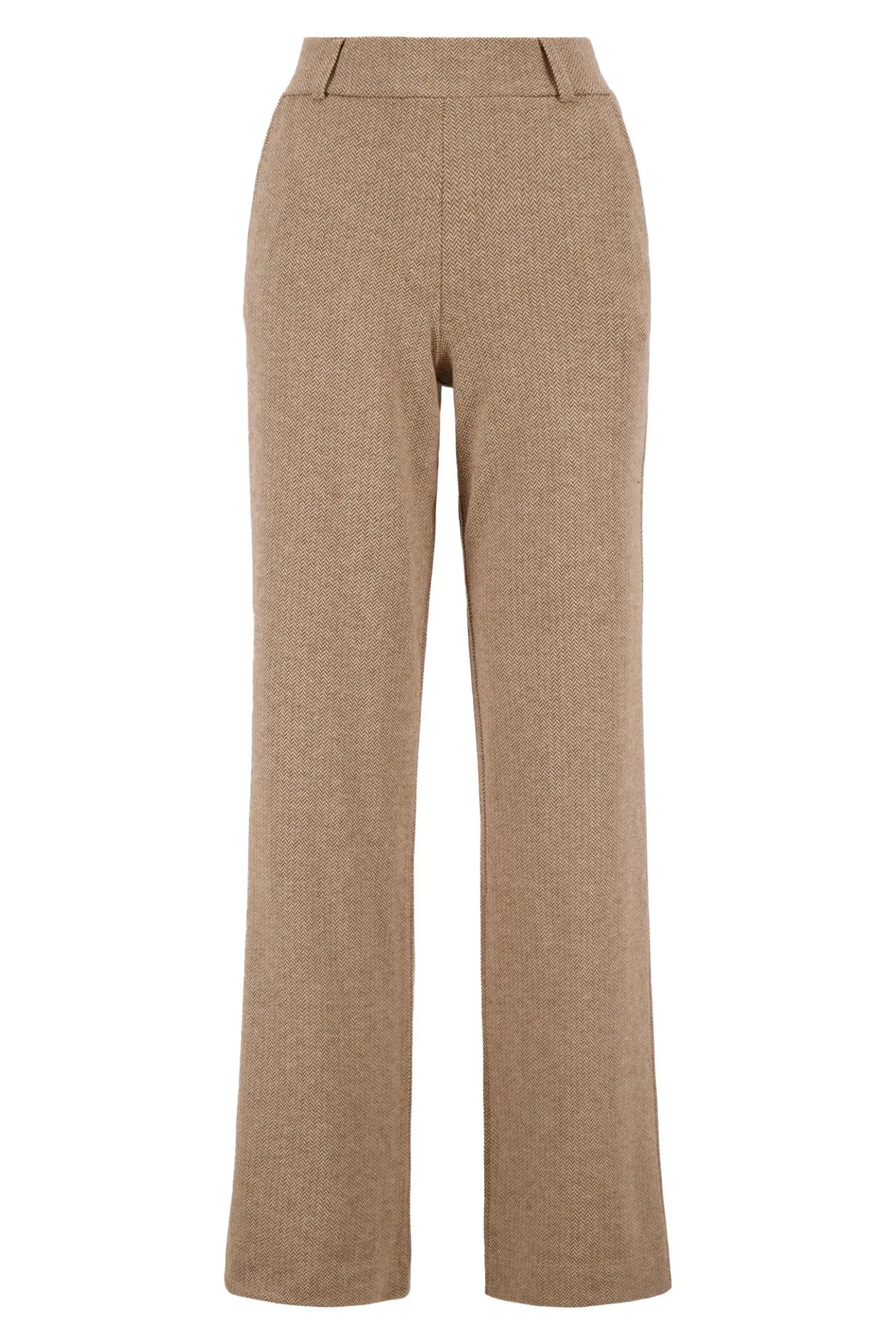 visgraat broek met stretch