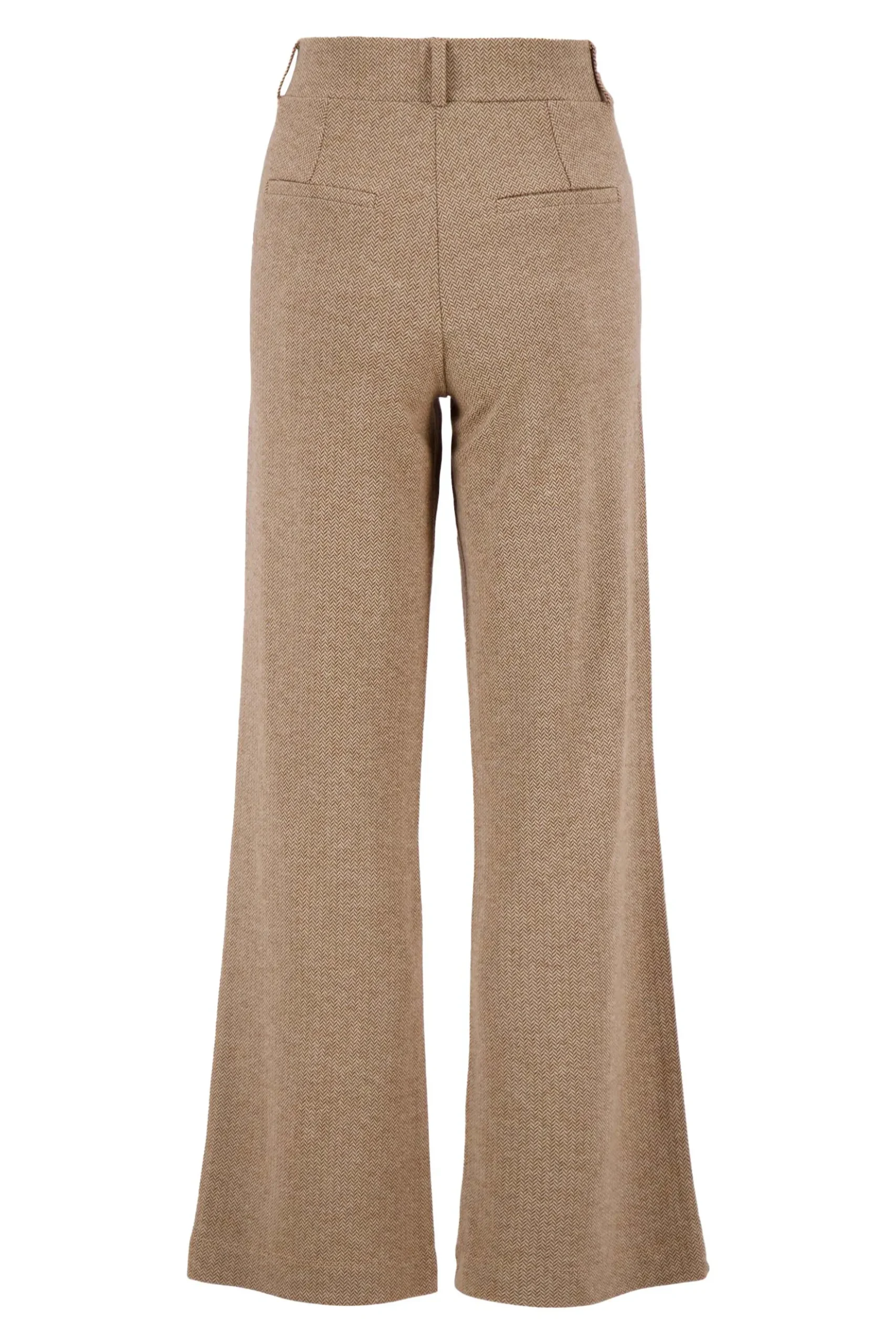 visgraat broek met stretch