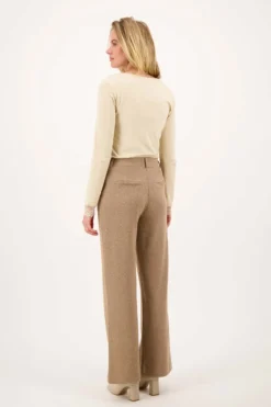 visgraat broek met stretch