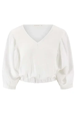 vleermuis blouse linnenlook