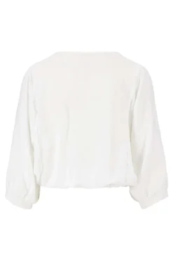 vleermuis blouse linnenlook