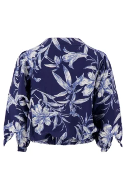 vleermuis blouse met print