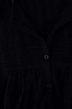 voile blouse met structuur streep