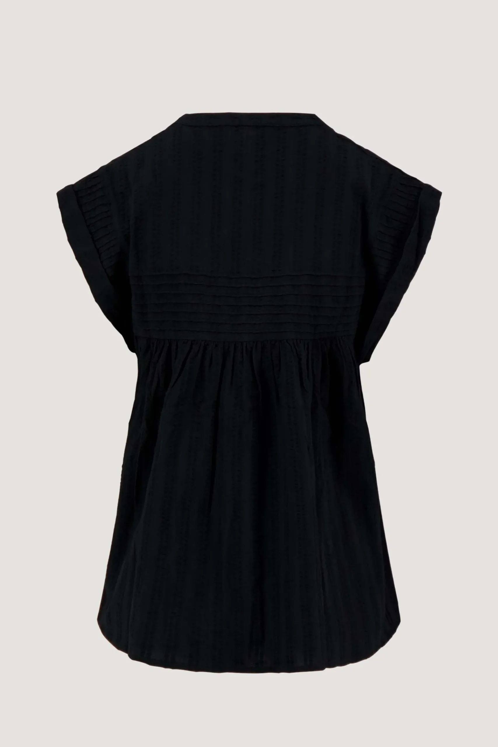 voile blouse met structuur streep