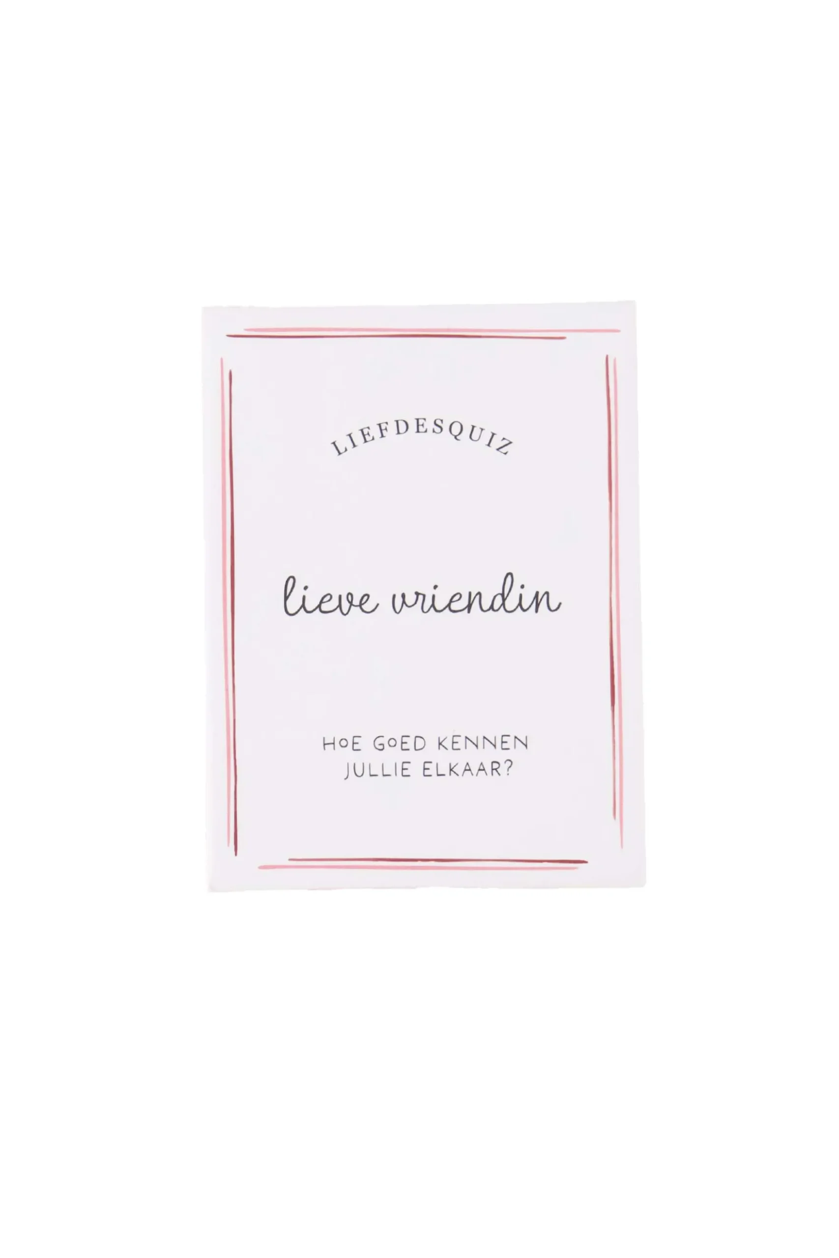 vriendenquiz lieve vriendin