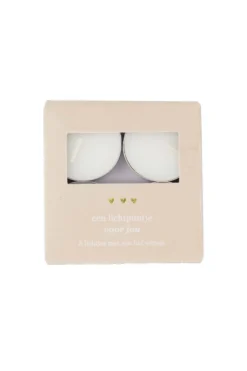 waxinelichtjes in doosje een lichtpuntje voor jou