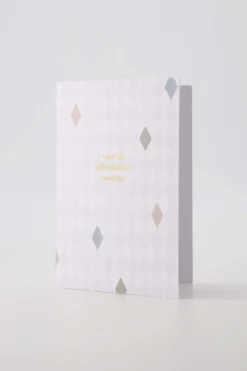 wenskaart liefste mama wit/goud