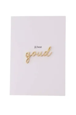 wenskaart magneet jij bent goud