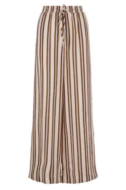 wijde broek met strepen