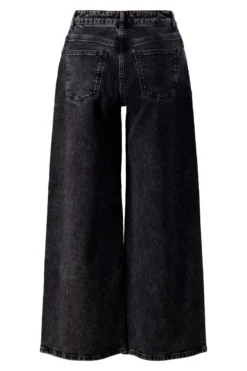wijde denim met glitter