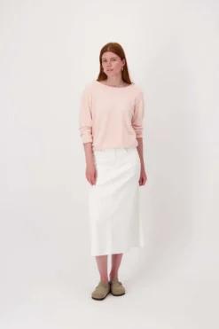 wijde jeans rok