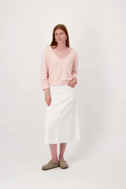 wijde jeans rok