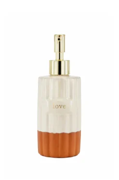 zeepdispenser terracotta love